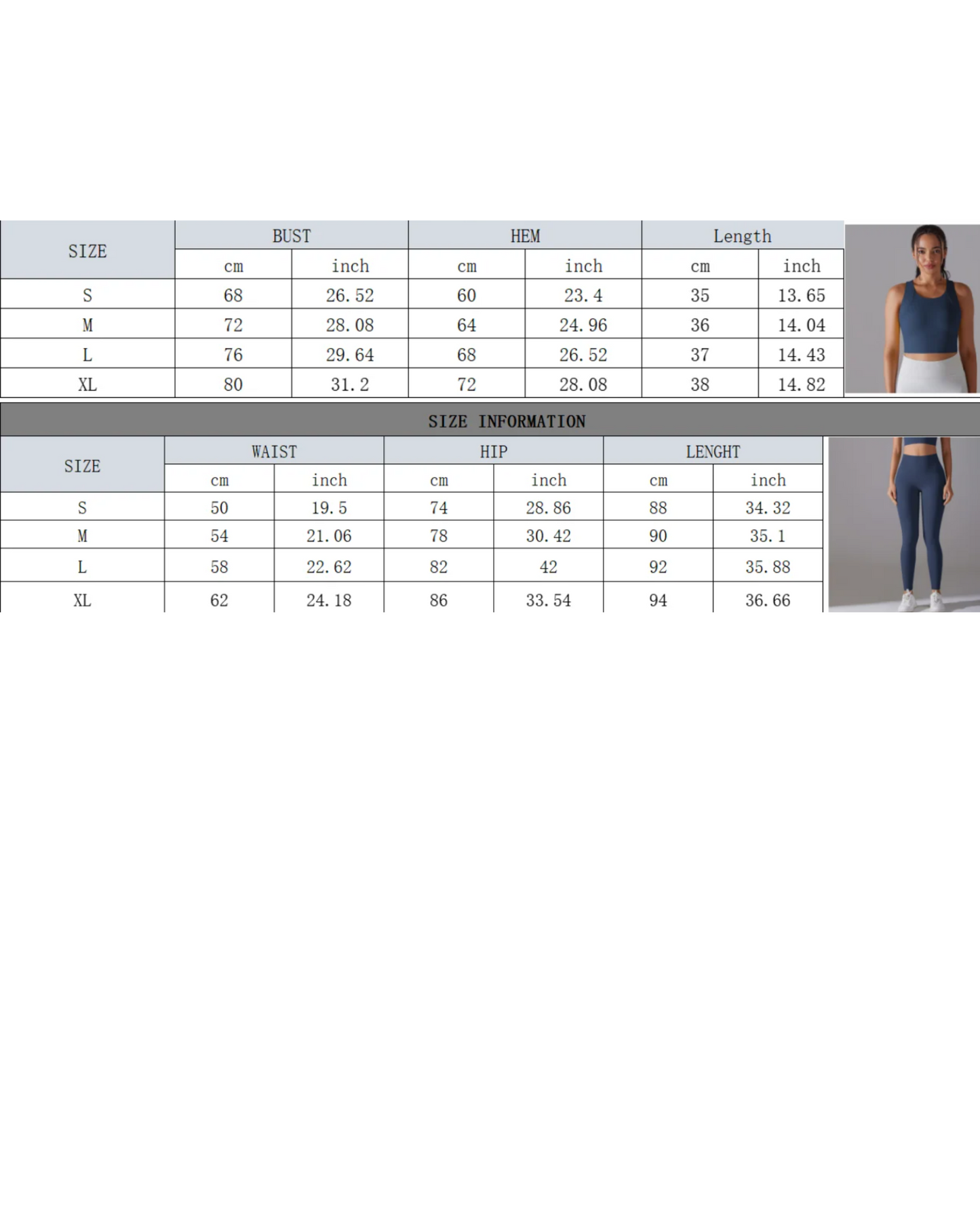 Women Fitness Set - Top and Bottoms