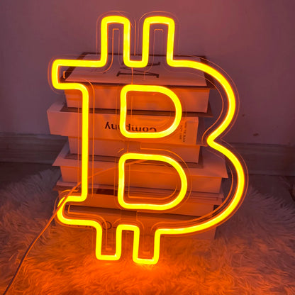 Bitcoin Neon LED Sign