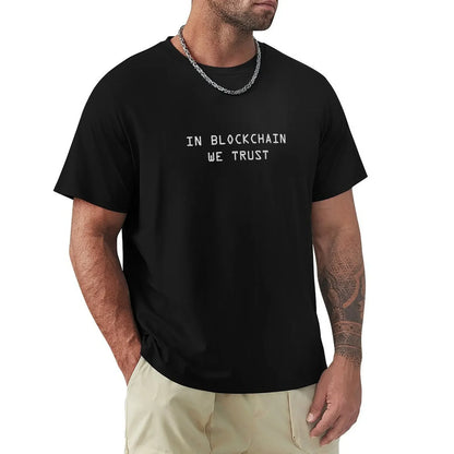 In Blockchain We Trust Cryptocurrency T-Shirt