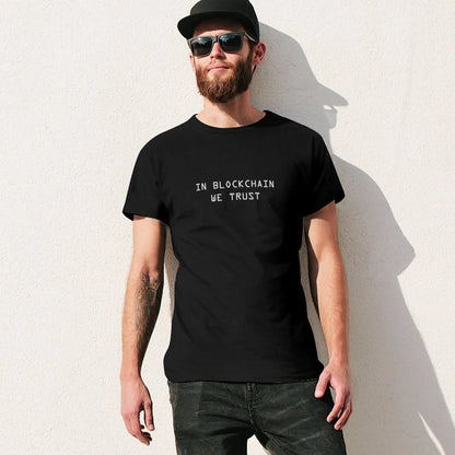 In Blockchain We Trust Cryptocurrency T-Shirt