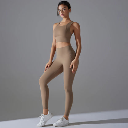 Women Fitness Set - Top and Bottoms