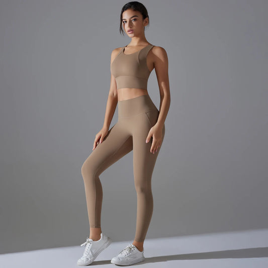 Women Fitness Set - Top and Bottoms