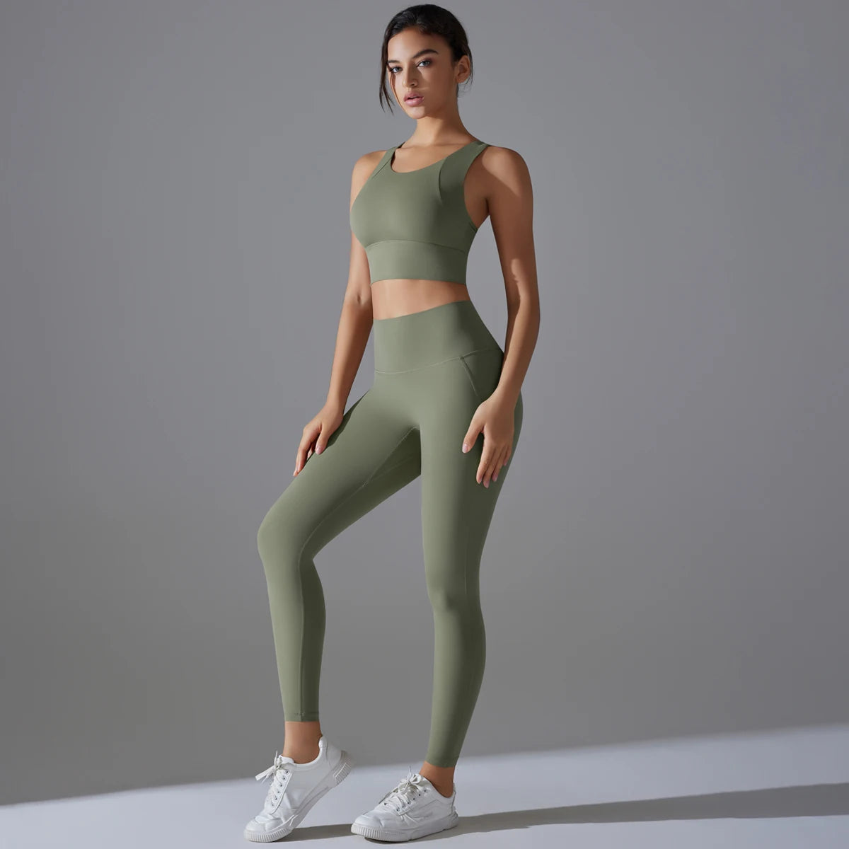 Women Fitness Set - Top and Bottoms