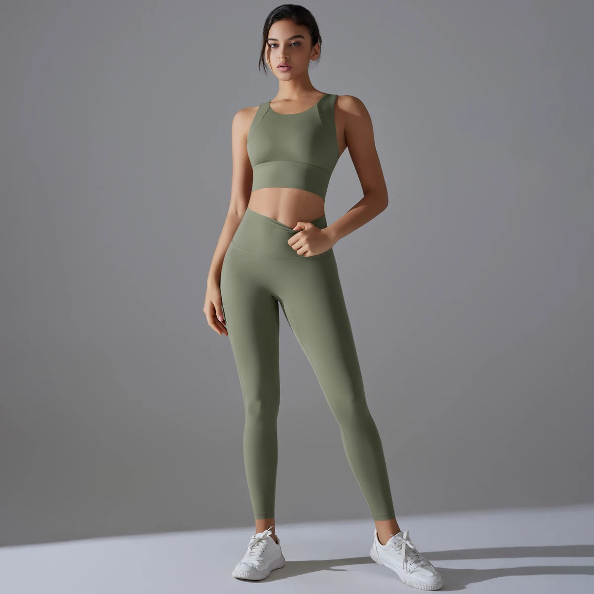 Women Fitness Set - Top and Bottoms