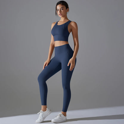 Women Fitness Set - Top and Bottoms