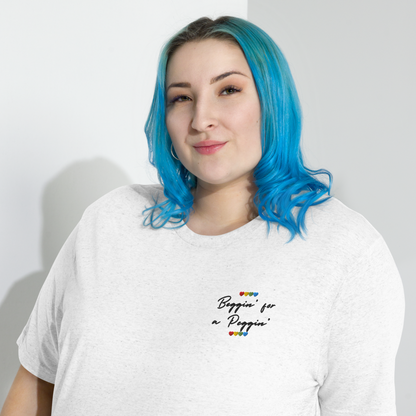 ❤️💛💚💙We love @YourFriendSommi "Beggin for a Peggin" Embroidered Unisex t-shirt❤️💛💚💙